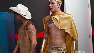 NextDoorBuddies - Hunk Cowboy Gives It To Sexy Muscle Jock Gladiator